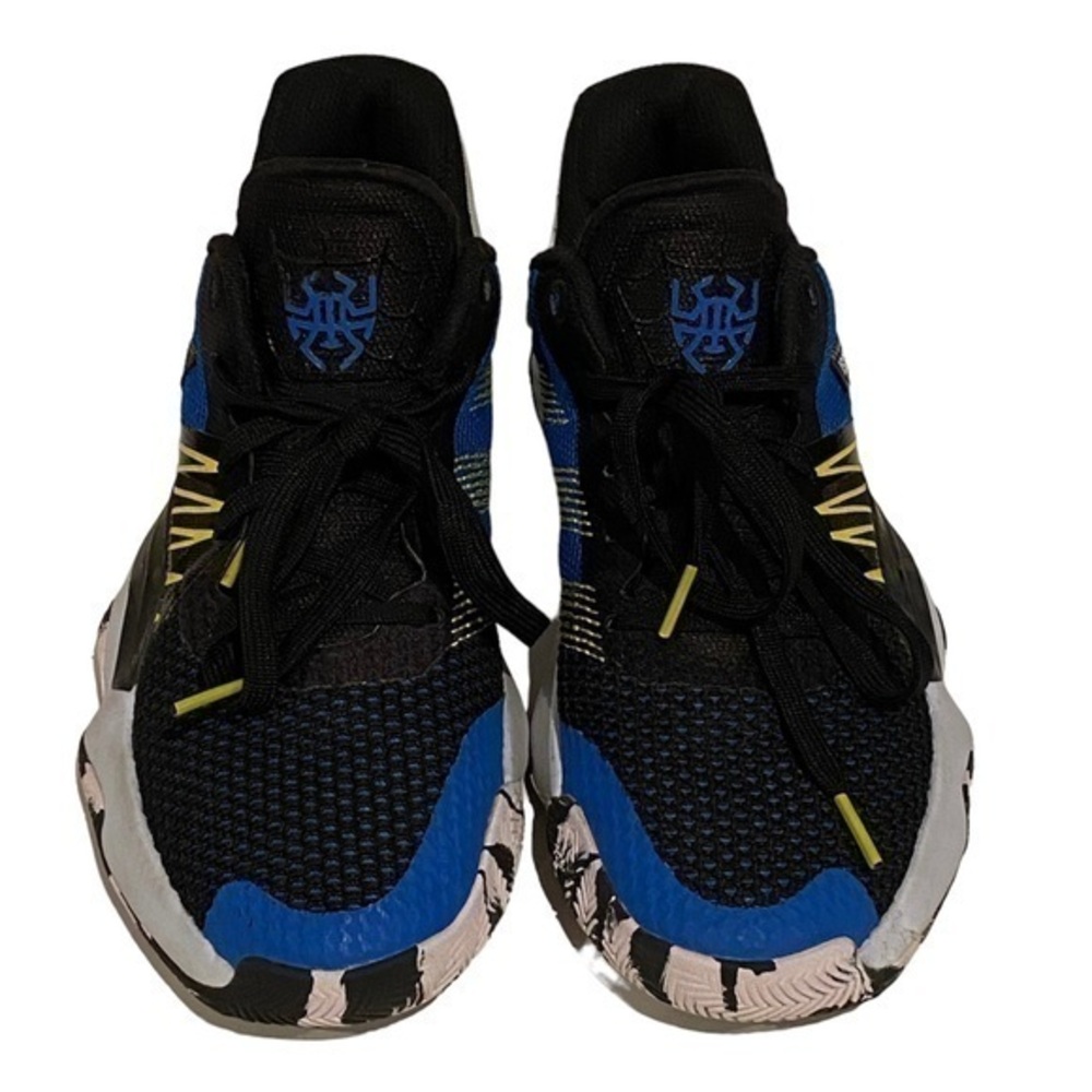 Size 6.5 Adidas D.O.N.ISSUE #1 Basketball Shoes Black Blue Mens Boys - Picture 5 of 7